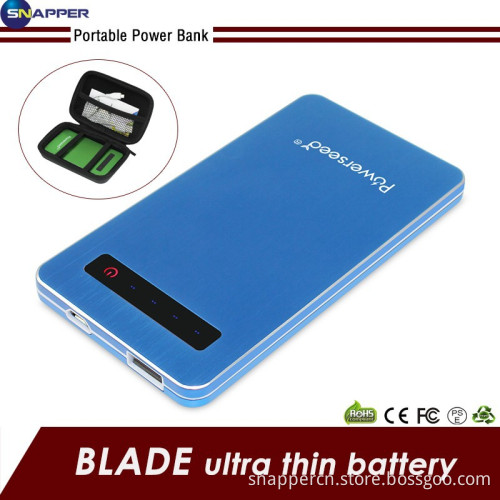 factory New arrival 2017 Slim Aluminum mobile power bank 10000 mah with led screen display